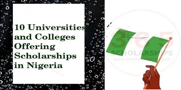 10 Universities and Colleges Offering Scholarships in Nigeria (Apply Now)