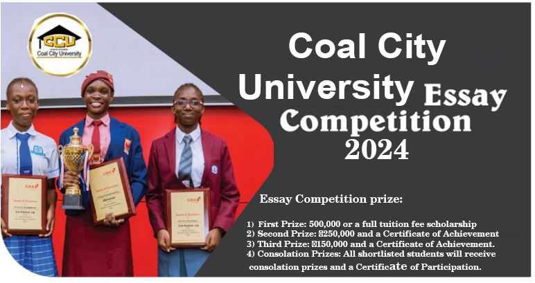 Coal City University Essay Competition 2024 Senior Secondary School (SS1-SS3) (Fully Funded)