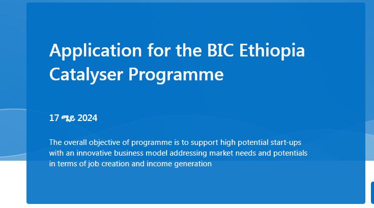 The Impact of Catalyser Programme in Ethiopia: A Revolution in Business Innovation
