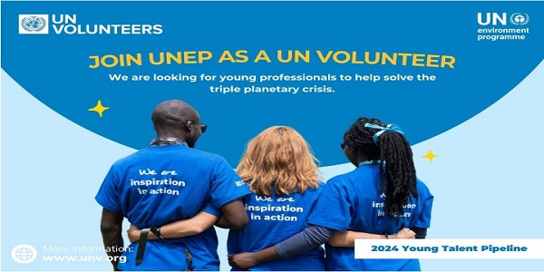 How to Apply UNEP UNV Young Talent Pipeline Programme 2024 (UN Volunteer Professional)