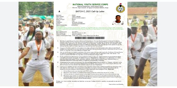 NYSC 2024 Batch B Stream 2 Call Up Letter Release Date
