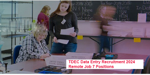 TDEC Data Entry Recruitment