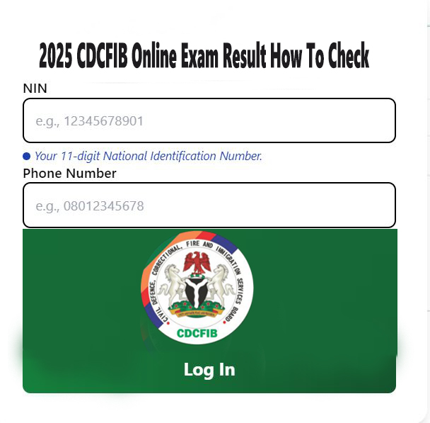 2025 CDCFIB Online Exam Result How To Check