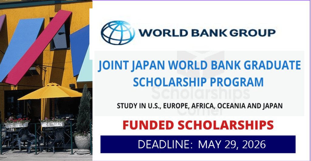 Joint Japan World Bank Scholarship 2026