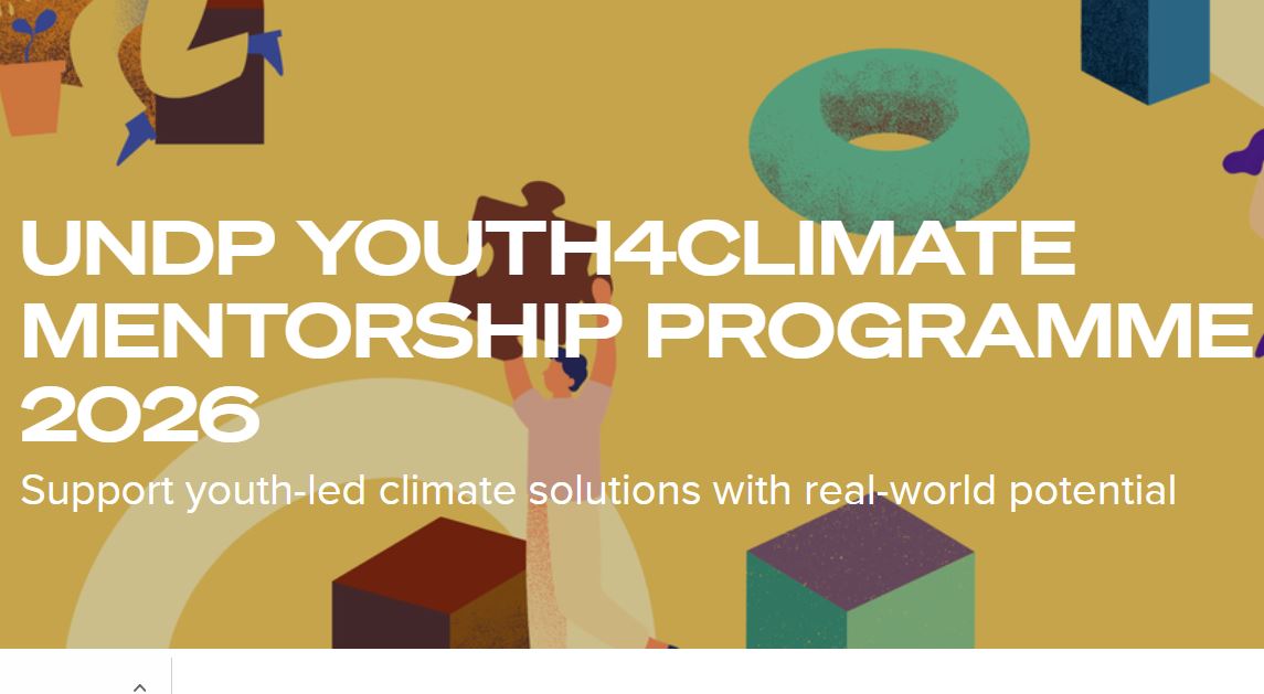 UNDP Youth4Climate Mentorship Programme 2026 for Climate Experts and ...